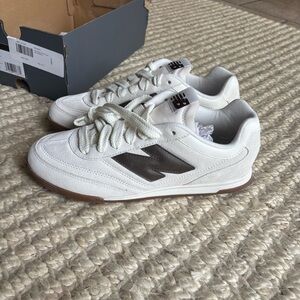 New Balance White and Brown Women's Shoes